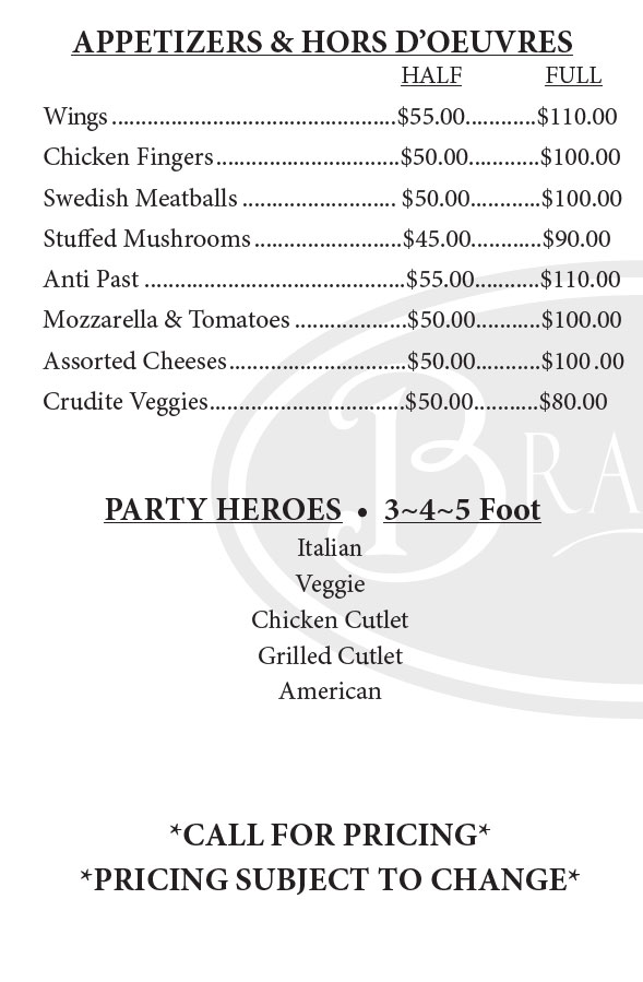long beach deli menu